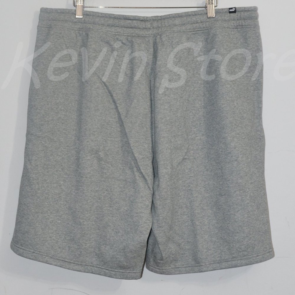 Gray PUMA Men’s‎ Embossed Fleece Short - Picture 5 of 7